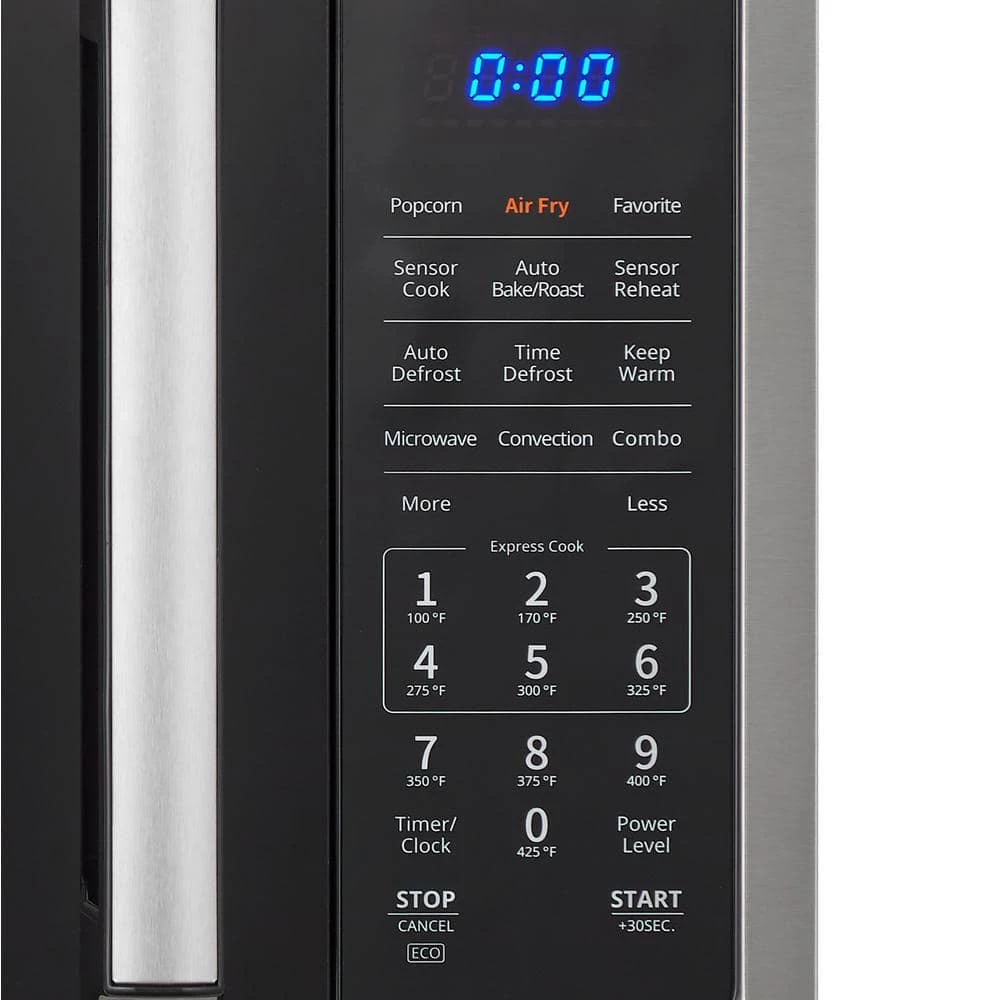 Vissani 1.5 cu. ft. Countertop Convection Microwave in Fingerprint Resistant Stainless Steel with Air Fryer and Sensor cooking - Image 6