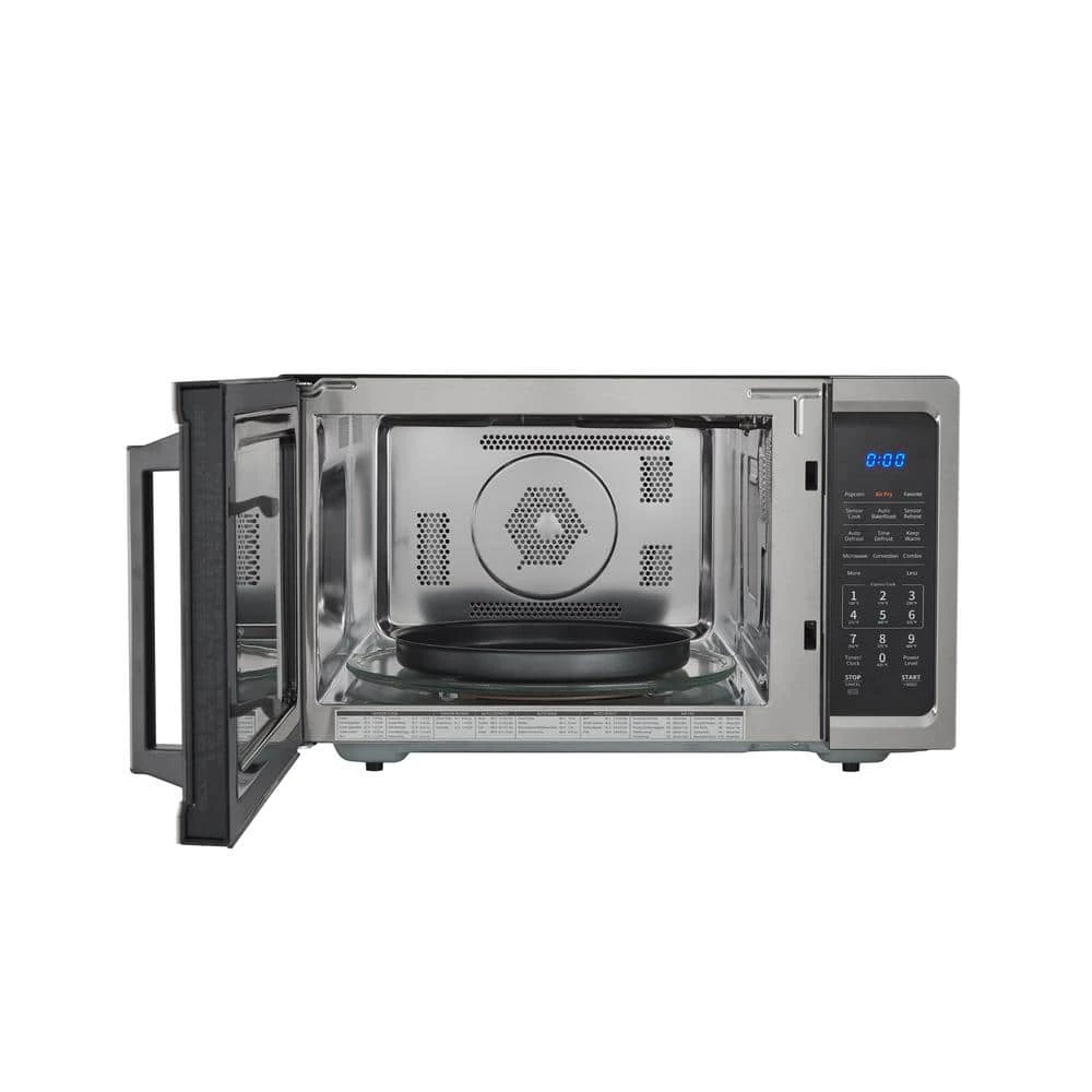 Vissani 1.5 cu. ft. Countertop Convection Microwave in Fingerprint Resistant Stainless Steel with Air Fryer and Sensor cooking - Image 7