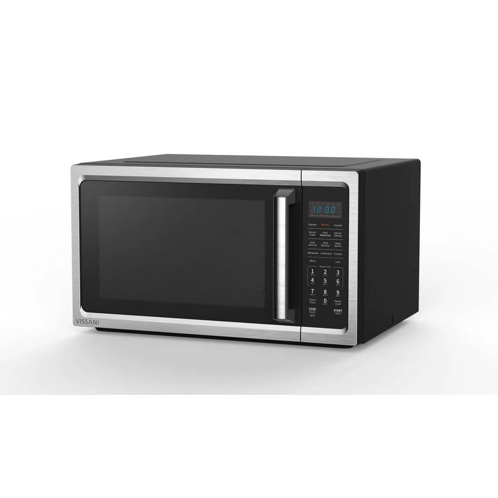 Vissani 1.5 cu. ft. Countertop Convection Microwave in Fingerprint Resistant Stainless Steel with Air Fryer and Sensor cooking - Image 5