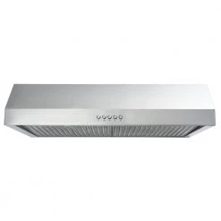 Vissani 30 in. W Under Cabinet Range Hood in Stainless Steel
