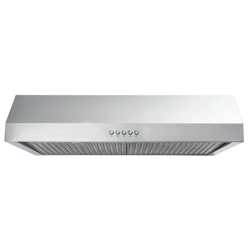 Vissani 30 in. W Under Cabinet Range Hood in Stainless Steel