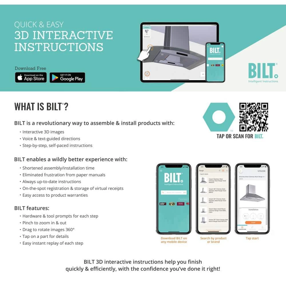 Vissani 30 in. W Under Cabinet Range Hood in Stainless Steel - Image 13