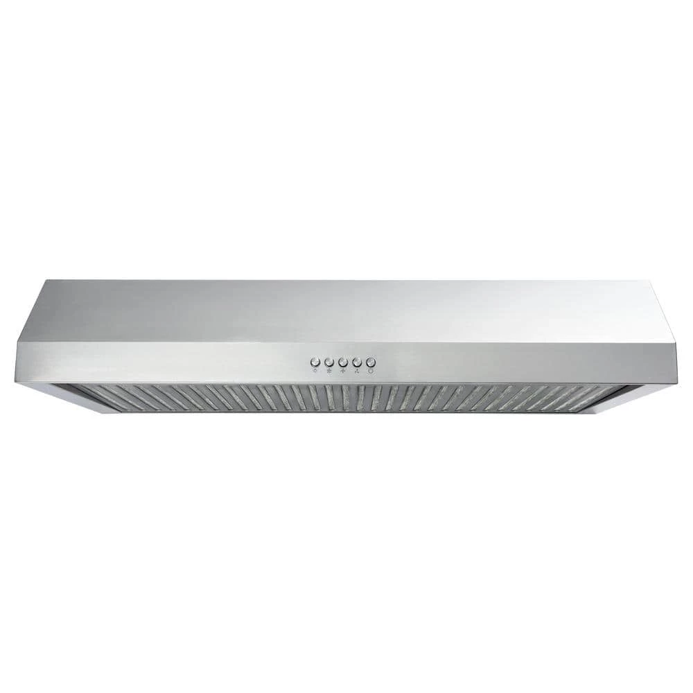 Vissani 36 in. W Under Cabinet Range Hood in Stainless Steel