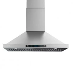 IKTCH 30 in. 900 CFM Ducted Wall Mount with LED Light Range Hood in Stainless Steel