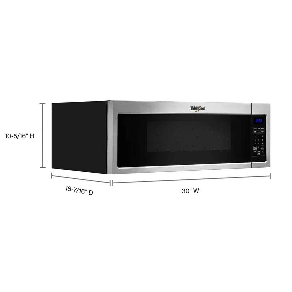 Whirlpool 1.1 cu. ft. Over the Range Microwave in Stainless Steel - Image 9