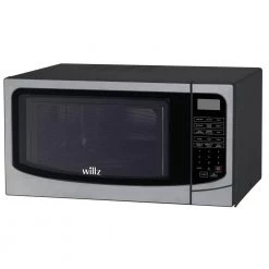 Willz 1.6 cu. ft. Modern Countertop Microwave with Sensor Cooking in True Stainless Steel