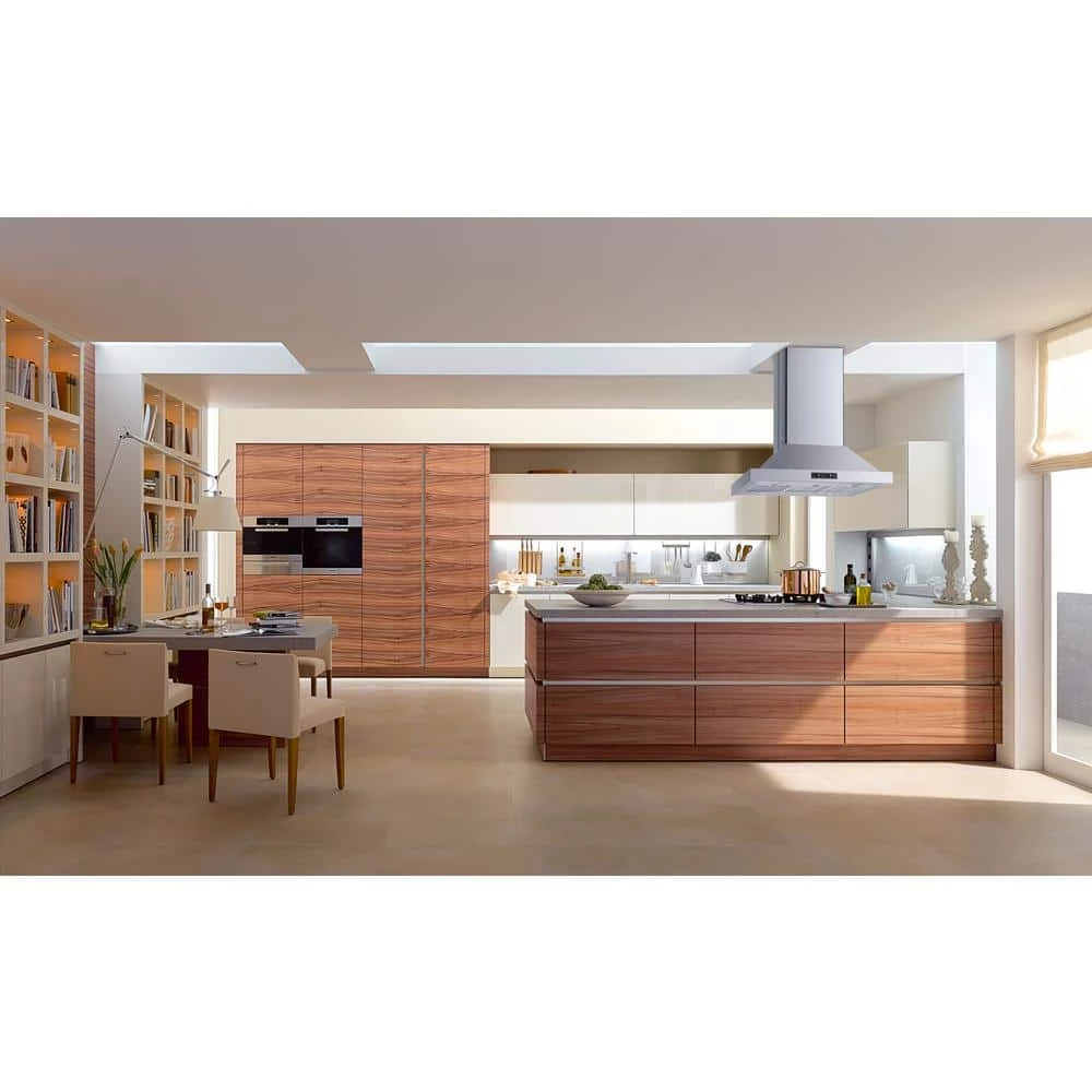 Winflo 30 in. Convertible Island Mount Range Hood in Stainless Steel with Baffle Filters - Image 5