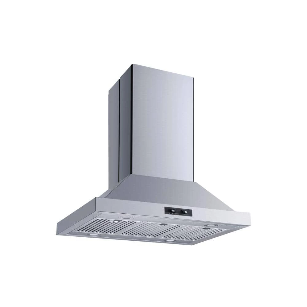 Winflo 30 in. Convertible Island Mount Range Hood in Stainless Steel with Baffle Filters - Image 2