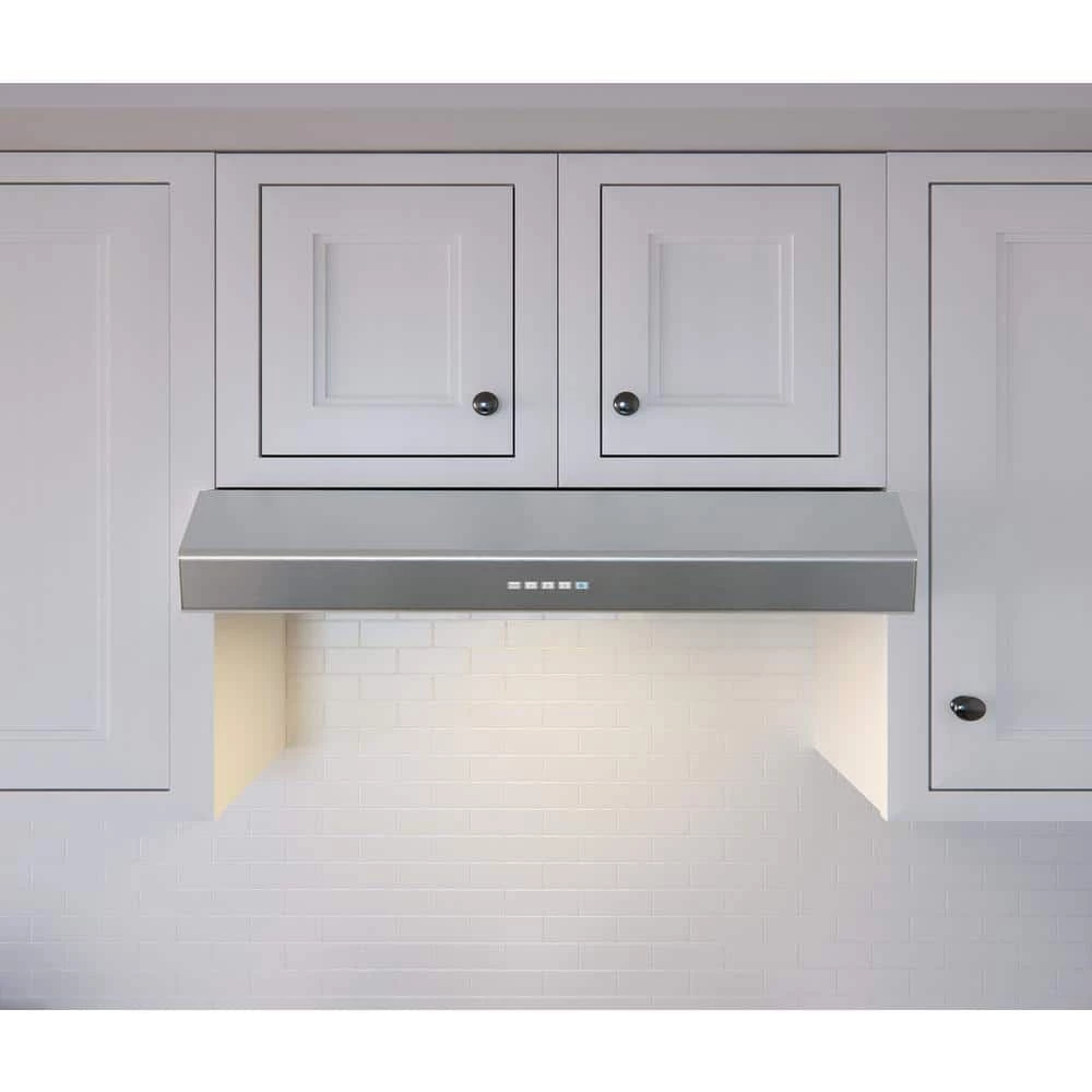 Zephyr Breeze II 30 in. 400 CFM Convertible Under Cabinet Range Hood with LED Lights in Stainless Steel - Image 6