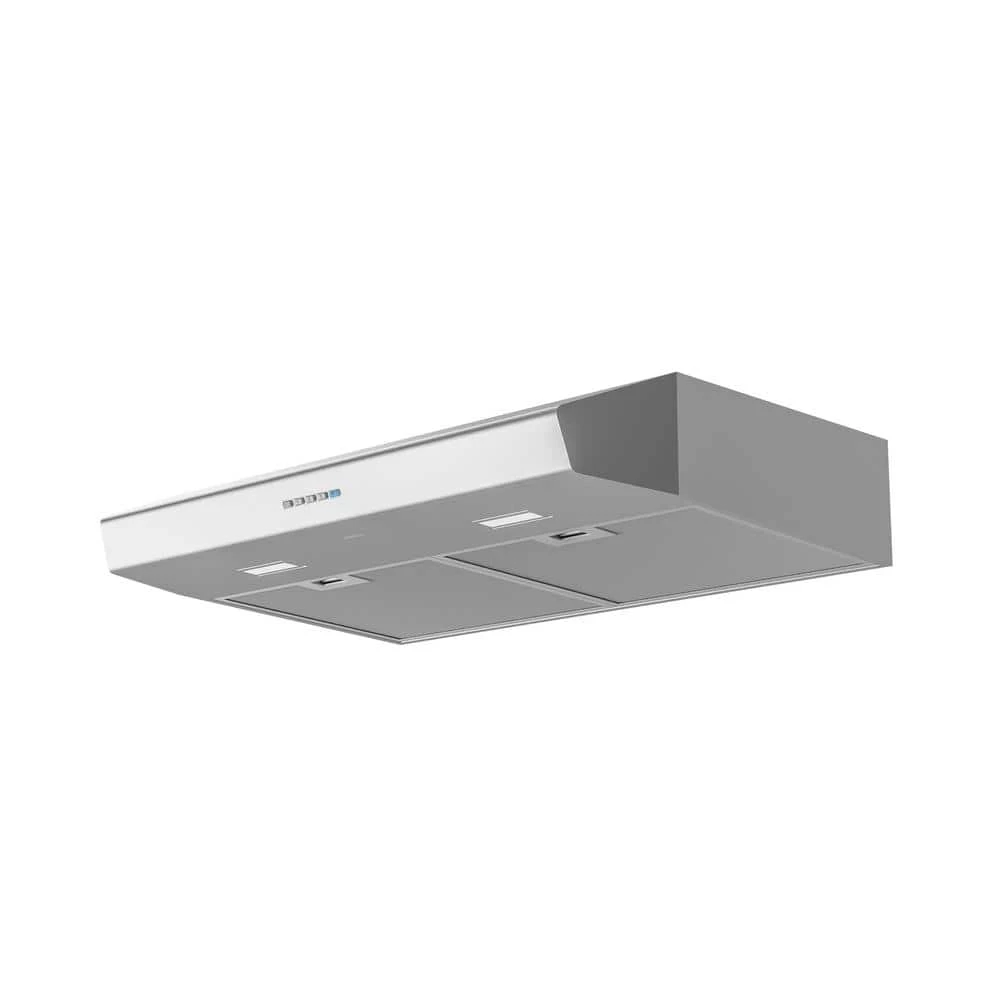 Zephyr Breeze II 30 in. 400 CFM Convertible Under Cabinet Range Hood with LED Lights in Stainless Steel - Image 3