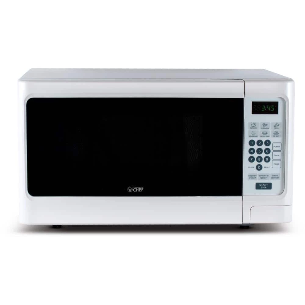 Commercial CHEF 1.1 cu. ft. Countertop Microwave White - Image 4