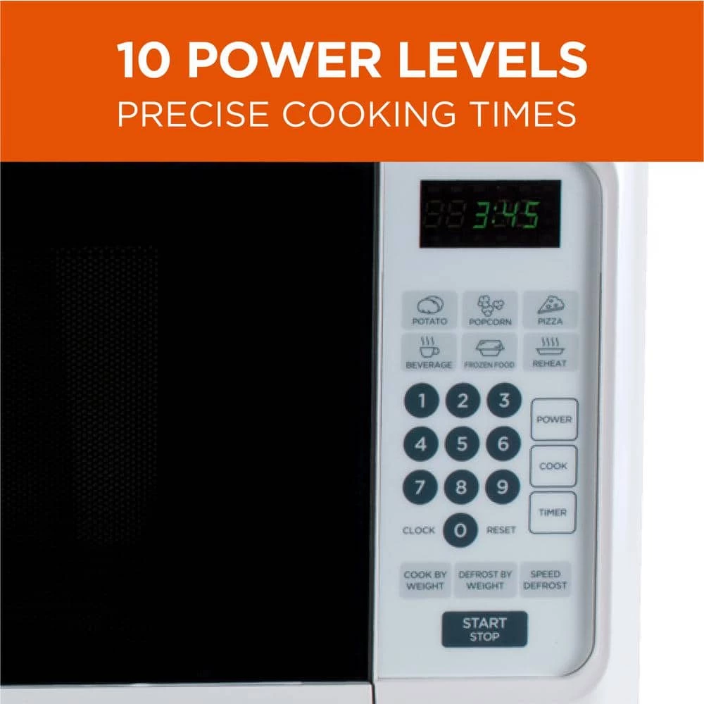 Commercial CHEF 1.1 cu. ft. Countertop Microwave White - Image 7