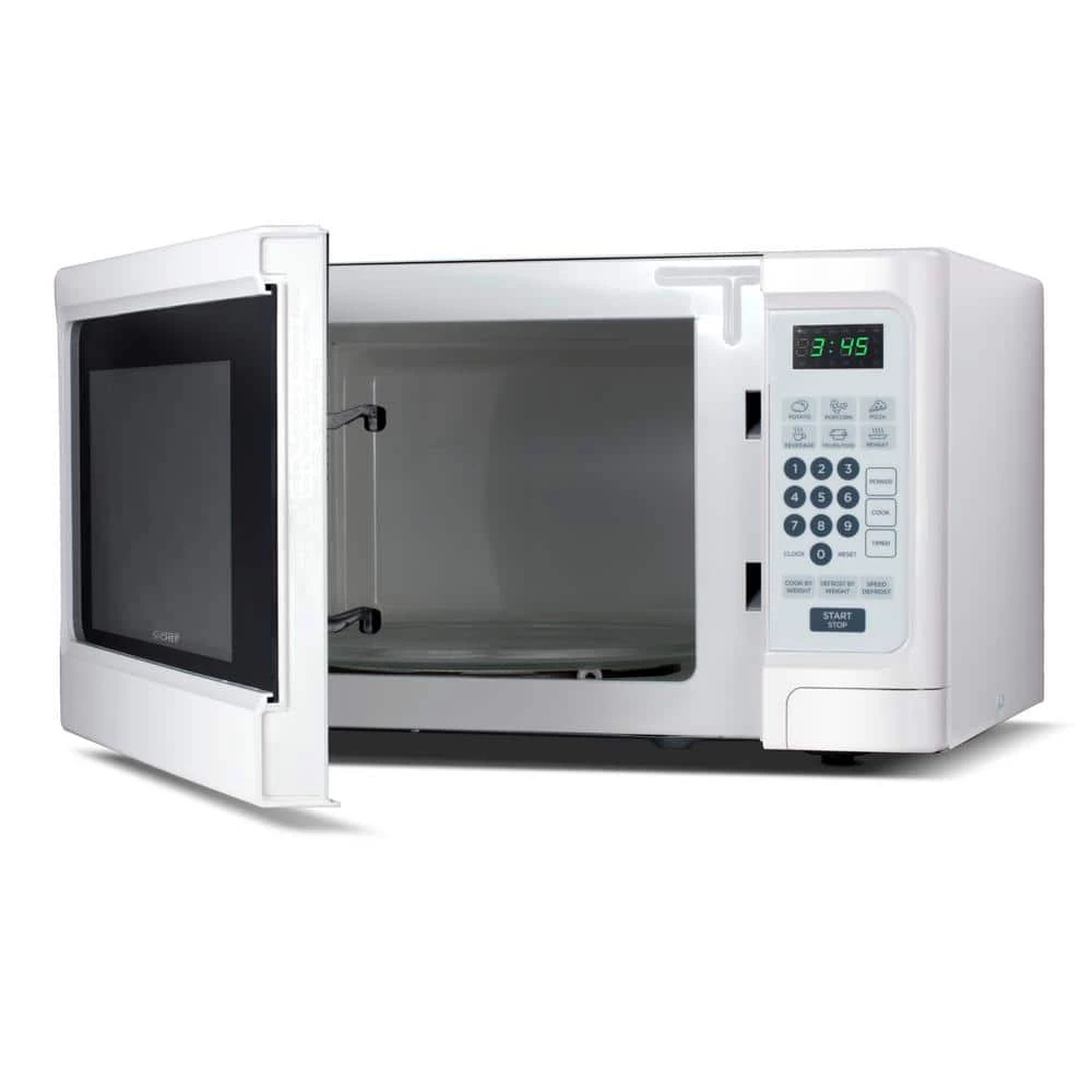 Commercial CHEF 1.1 cu. ft. Countertop Microwave White - Image 3