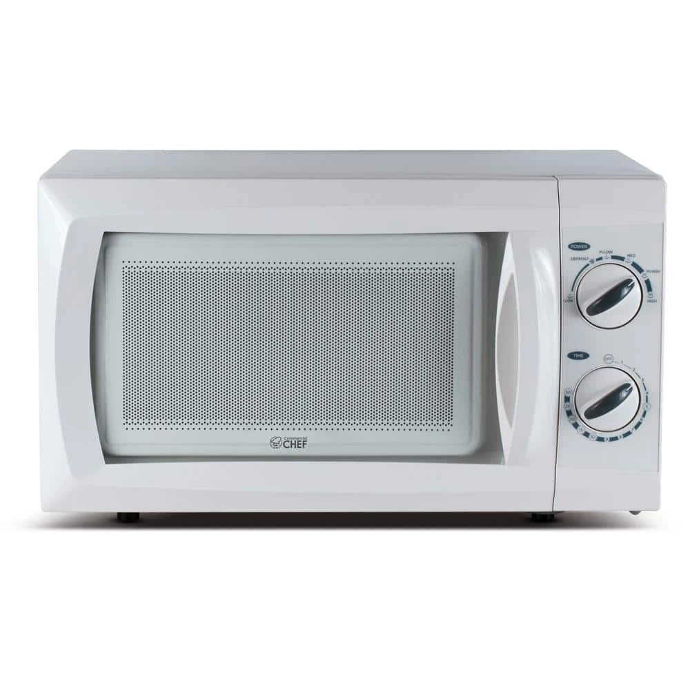 Commercial CHEF 0.6 cu. ft. Countertop Microwave White - Image 2