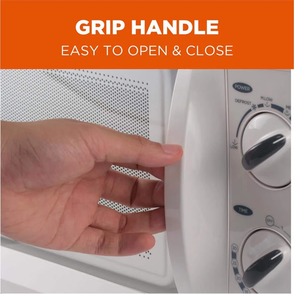 Commercial CHEF 0.6 cu. ft. Countertop Microwave White - Image 6