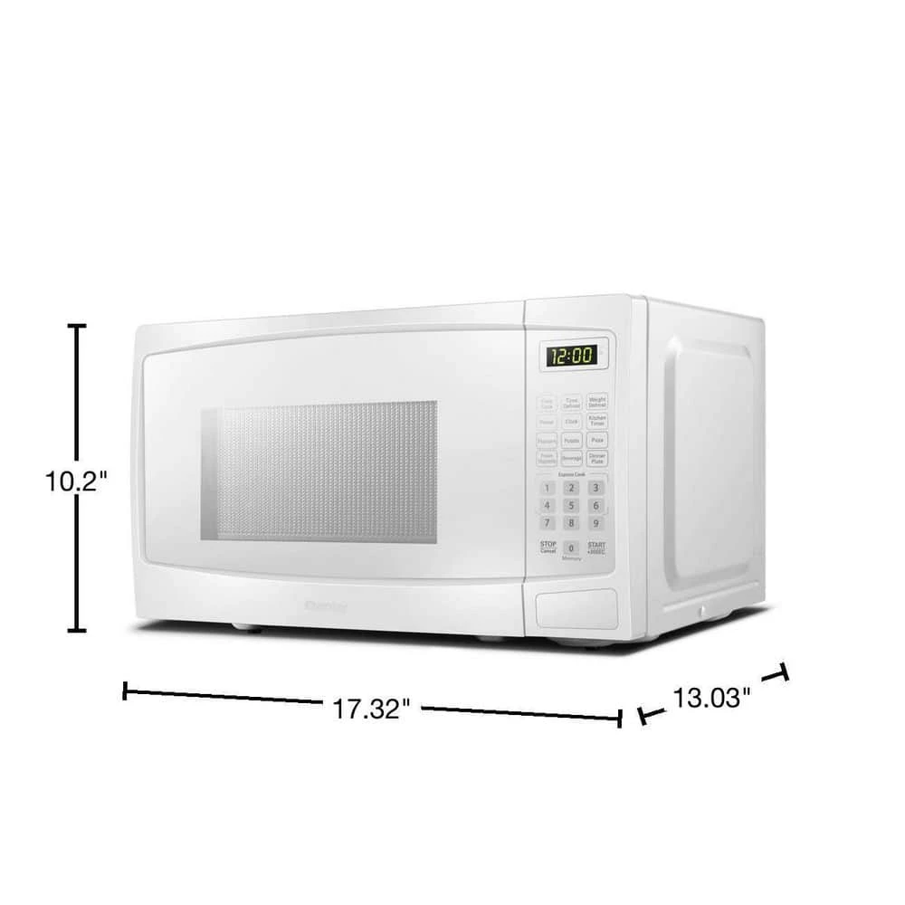 Danby 0.7 cu. ft. Countertop Microwave in White - Image 3